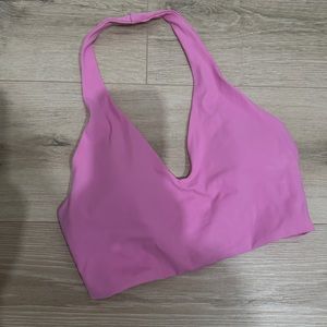 Csb crop shop boutique pink sports bra size medium worn once🎀